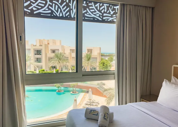Tropical 2bdr Wrooftop Mangroovy Pool & Access Apartman el-Gúna
